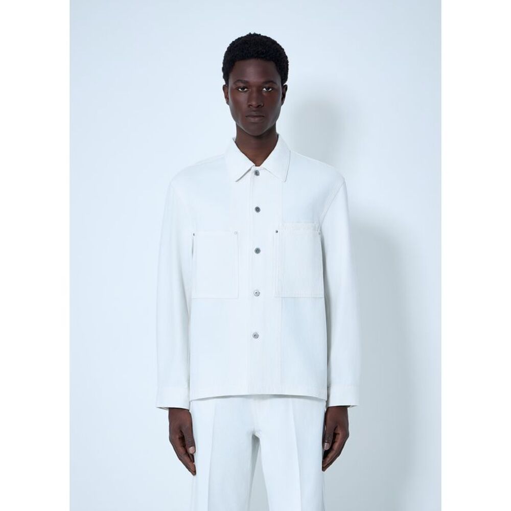 Lemaire Men Cotton Twill Overshirt